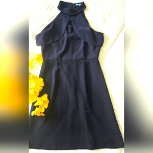 ANTONIO MELANI Blue Sleeveless A-Line Dress Size 8